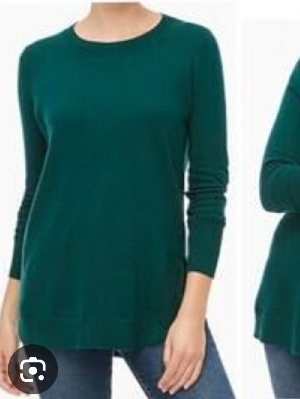 J.crew Crewneck Long-Sleeve Sweater - Deep Teal
